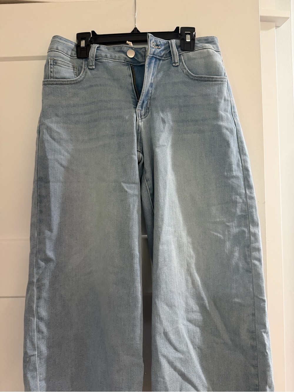 Altar'd State Light Blue Wide Cropped Leg Jeans